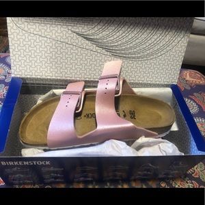 Birkenstock sandals.